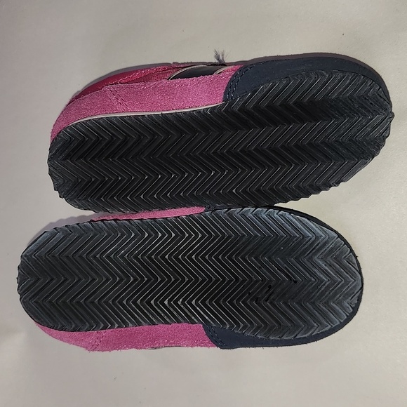 Polo by Ralph Lauren Girls Pink and Black Velcro Shoes 7T - Picture 5 of 5